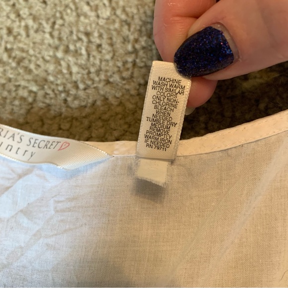 Vintage Victoria’s Secret Country Floral Boho Dress Prairie Gown Cottage Medium - Picture 15 of 16